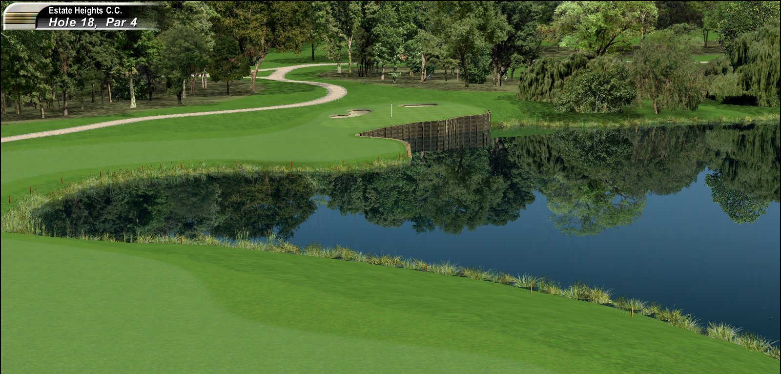 Hole 18 - Golden throne