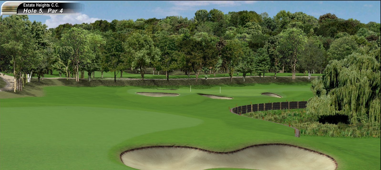 Hole 5 - Twin up